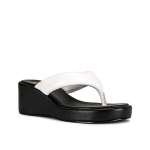 Slip on Leather Sandals with Platform in size 10 US by LPA